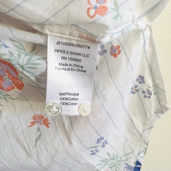 Veronica Beard Holli Floral Button-Down Shirt Sz XS - Picture 14 of 15